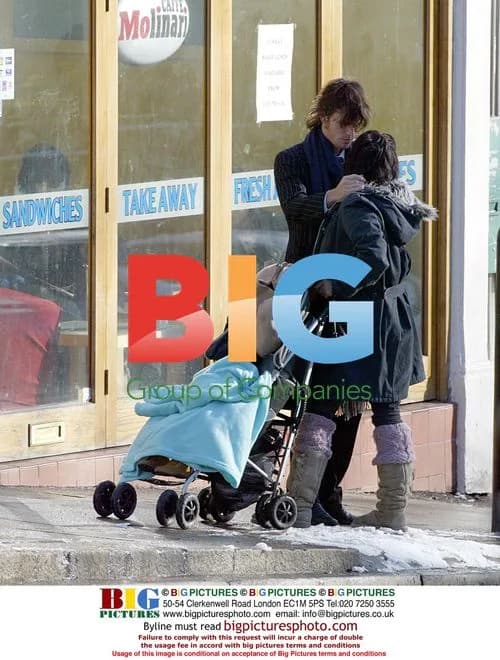 Sadie Frost out with boyfriend and daughter