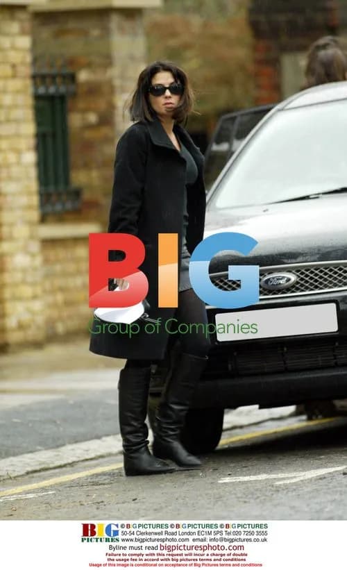 Sadie Frost Leaves Home in Wig