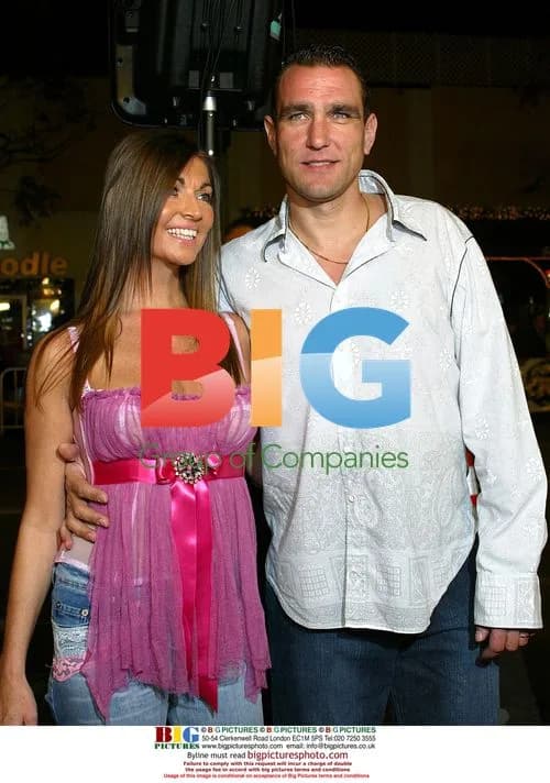 Vinnie Jones and wife at Big Bounce Premiere