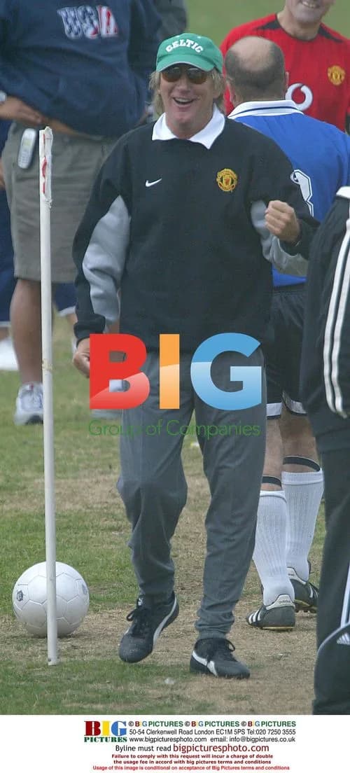 Rod Stewart Coaches Soccer Team