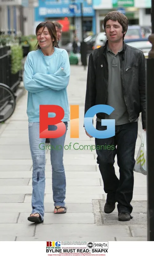 Noel Gallagher and Sara MacDonald in London