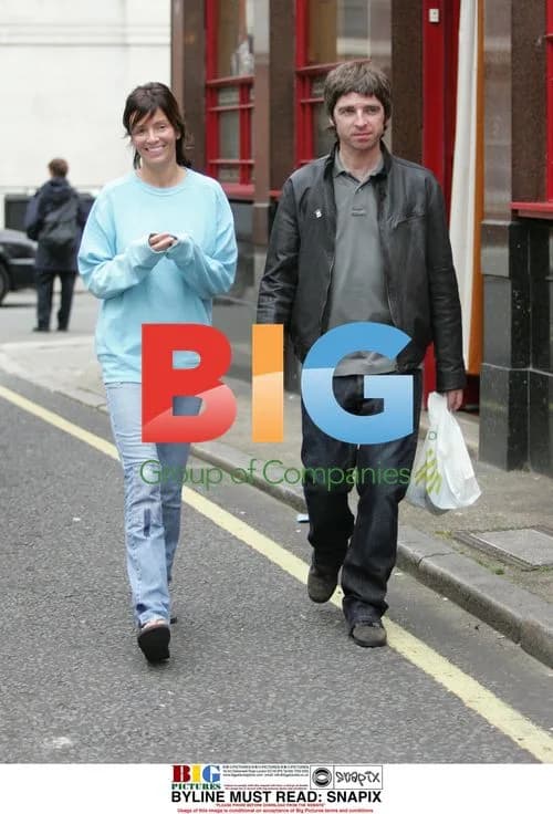 Noel Gallagher & Sara MacDonald Out in London