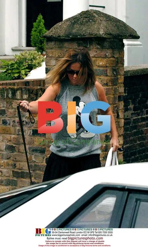 Geri Halliwell and Pet Dog Harry