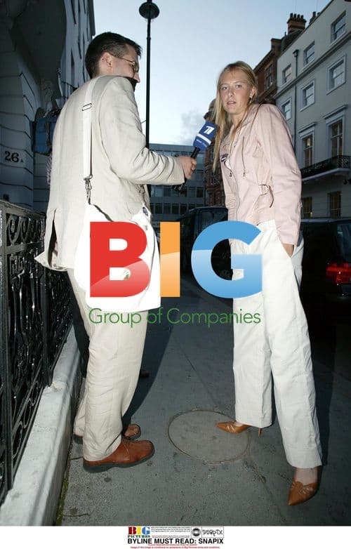 Maria Sharapova Celebrates Wimbledon Win