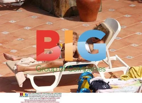 Jade Goody and Son at Canary Islands Hotel