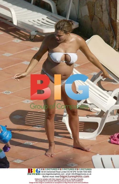 Jade Goody and Son Relax in Canary Islands