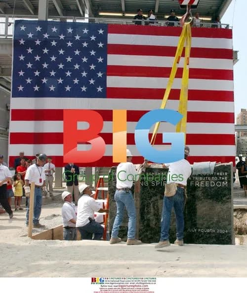 20-ton Stone Laid for Freedom Tower