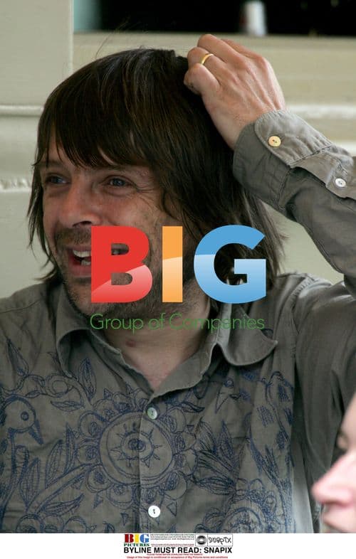 Primal Scream bassist Mani with fans