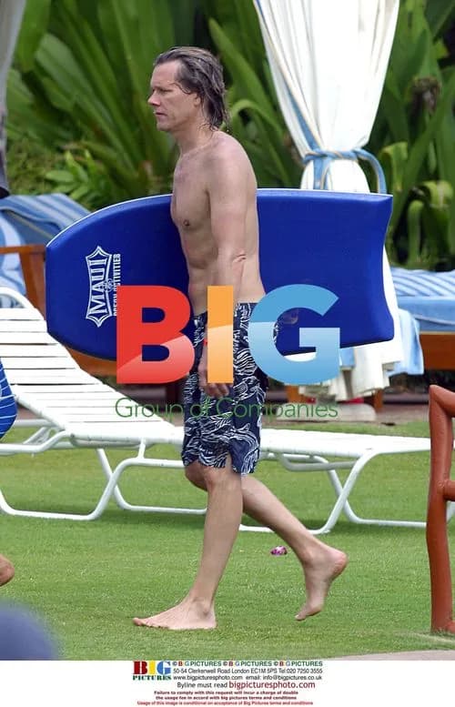 Kevin Bacon Family Beach Day in Maui