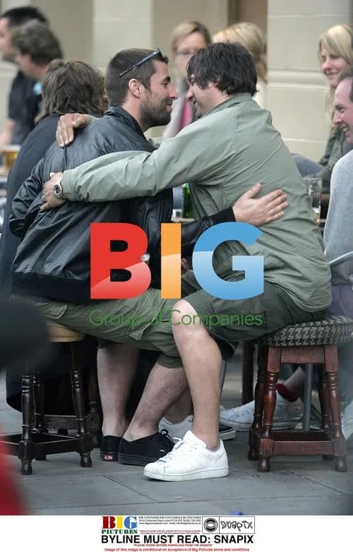 Liam Gallagher Laughs with Brother & Friend