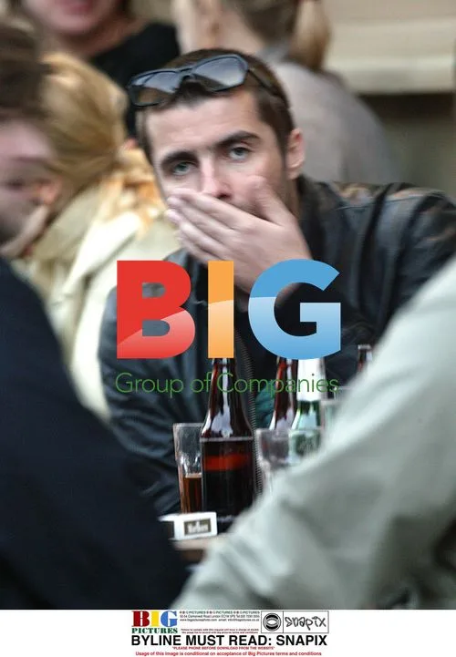 Liam Gallagher Laughs with Brother and Friend