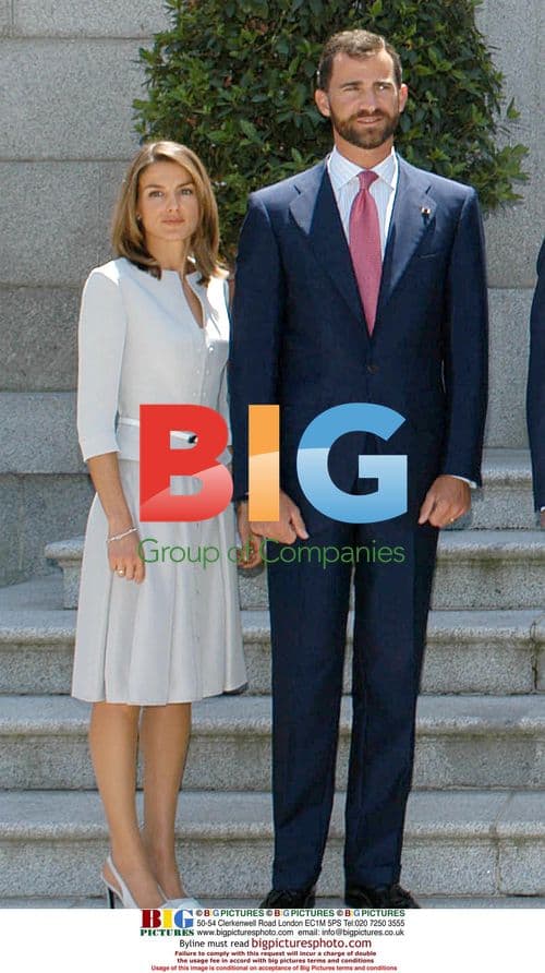 Alejandro Toledo and Eliane Karp with Spanish Royal Family