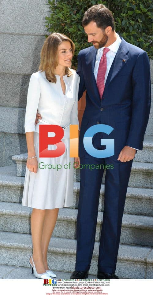 Alejandro Toledo and Wife at Spanish Royal Residence