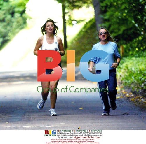 Davina McCall Jogging in Surrey