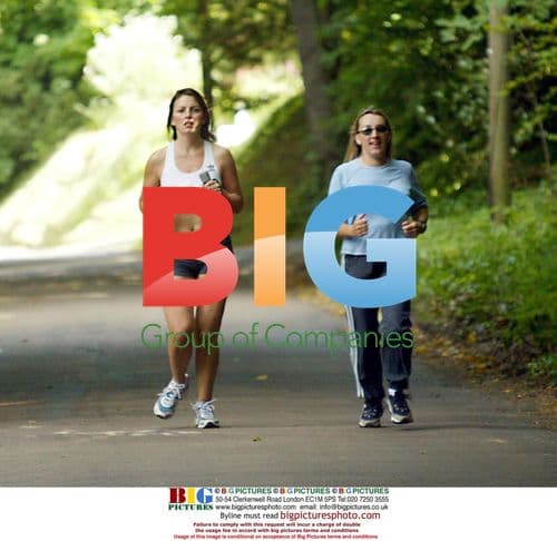 Davina McCall Jogging