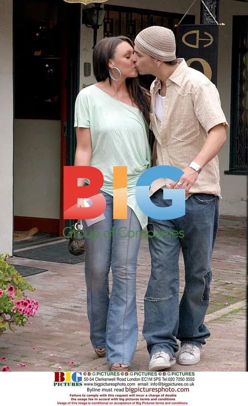 Singers Micheal Heaton and Andrew Scott-Lee Shopping in LA