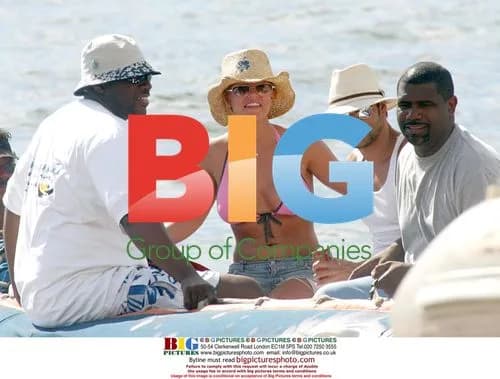 Britney Spears and Kevin Federline in Hawaii
