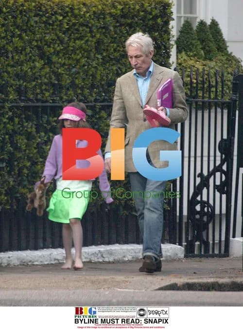 Charlie Watts and Granddaughter Charlotte