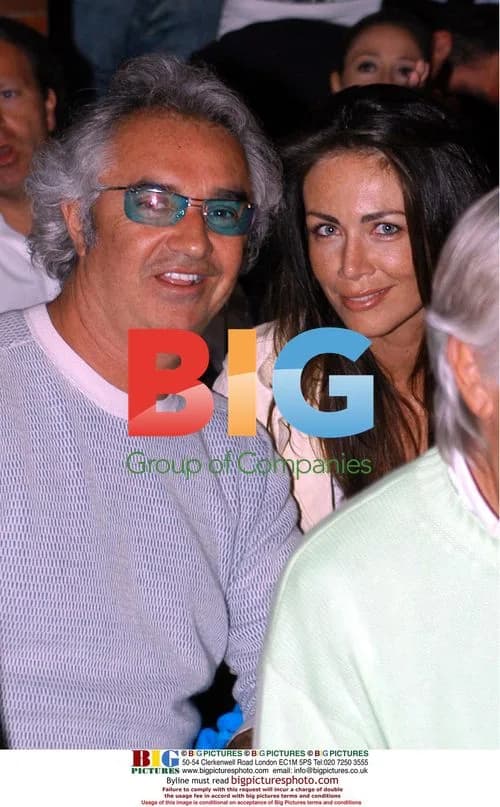 Flavio Briatore and Girlfriend Vanessa in Capri
