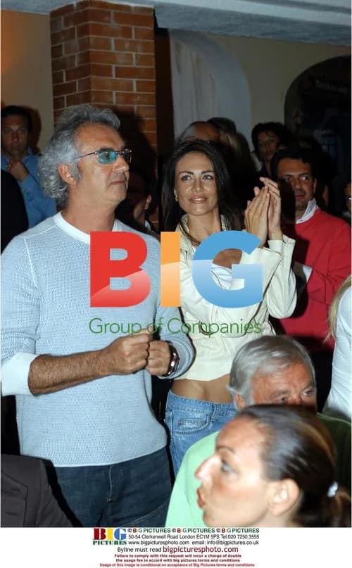 Flavio Briatore and Girlfriend Vanessa in Capri