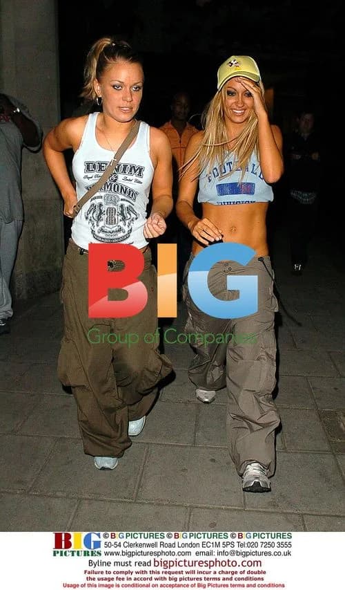 Jodie Marsh and friend outside club