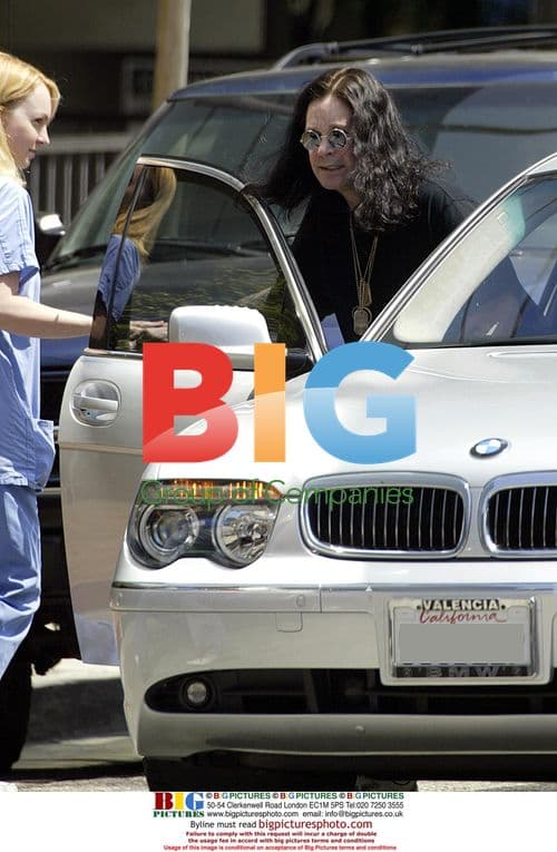 Ozzy Osbourne at Hospital for Spinal Injury Rehab