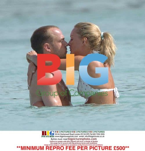 Joanna Taylor and Danny Murphy at Caribbean Wedding