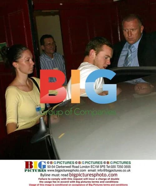Wayne Rooney Leaving London Theatre