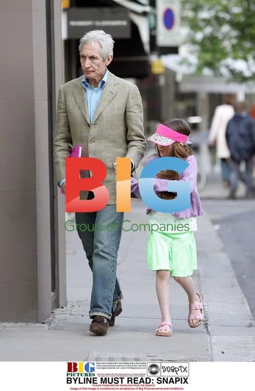 Charlie Watts and granddaughter Charlotte in London