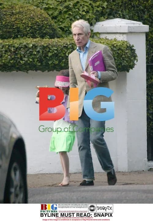 Charlie Watts and granddaughter Charlotte in London