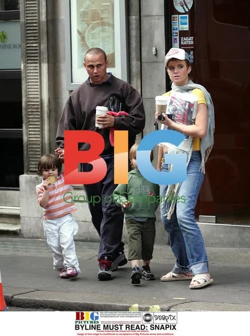 Patsy Palmer out with family in London