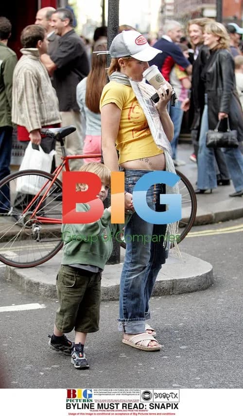 Patsy Palmer with Family in London