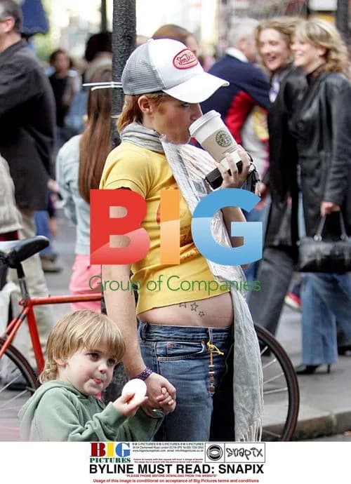 Patsy Palmer with family out in London