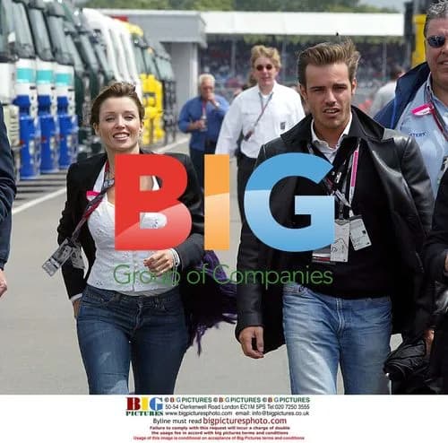 Dannii Minogue at British Grand Prix
