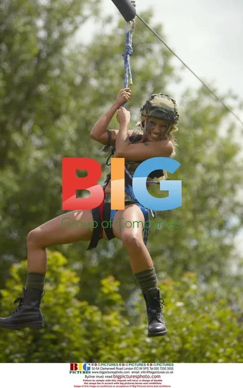 Jodie Marsh Paraglides for Charity