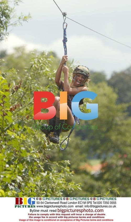 Jodie Marsh Paraglides for Charity