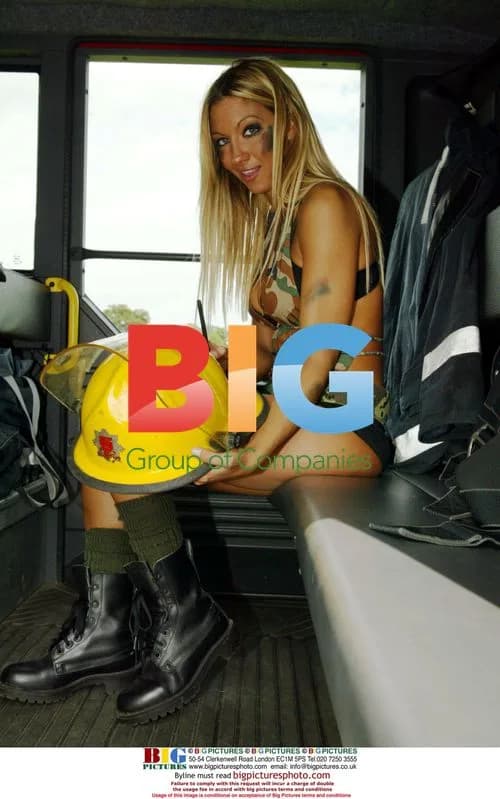 Jodie Marsh Aerial Glide for the Blind