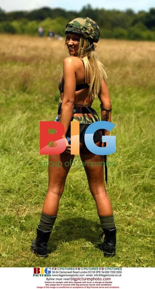 Jodie Marsh Aerial Glide Event