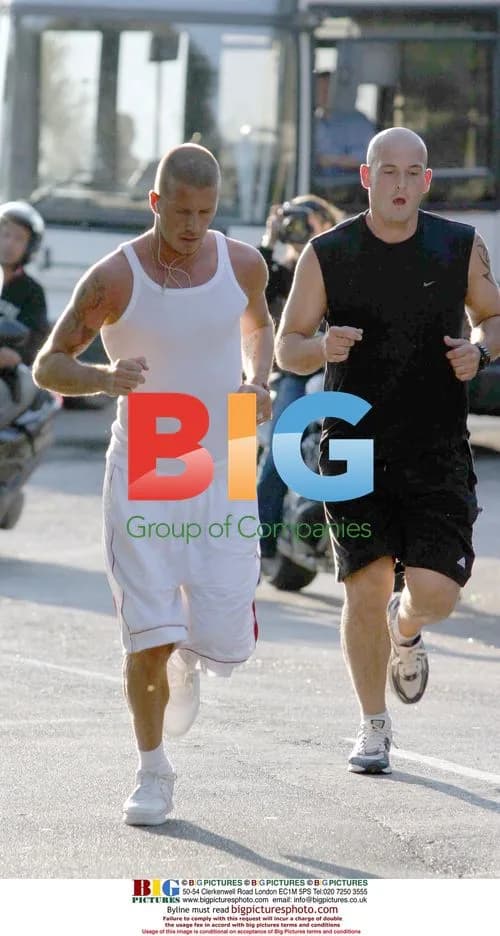 David Beckham Jogging Near Elton John's House