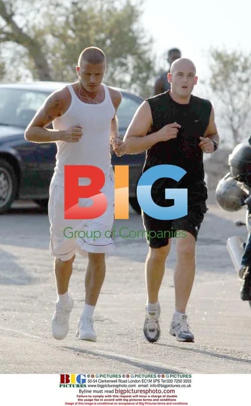 David Beckham jogging in France
