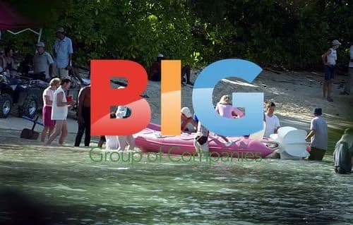 Actors Filming 'Thunderbirds' in Seychelles