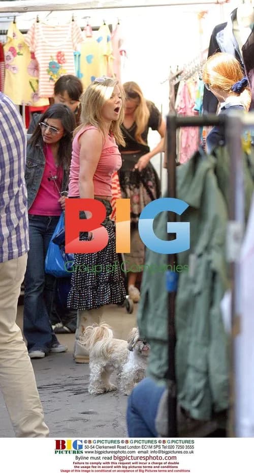 Geri Halliwell and Her Dog Harry in London