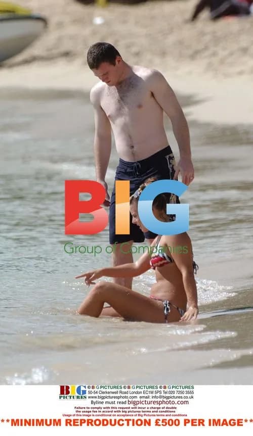 Wayne Rooney and Coleen McLoughlin on Caribbean Holiday