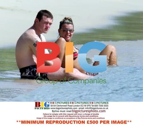 Wayne Rooney and Coleen McLoughlin on Caribbean Holiday