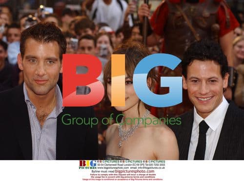 Keira Knightley, Clive Owen & Ioan Gruffudd at 'King Arthur' Premiere