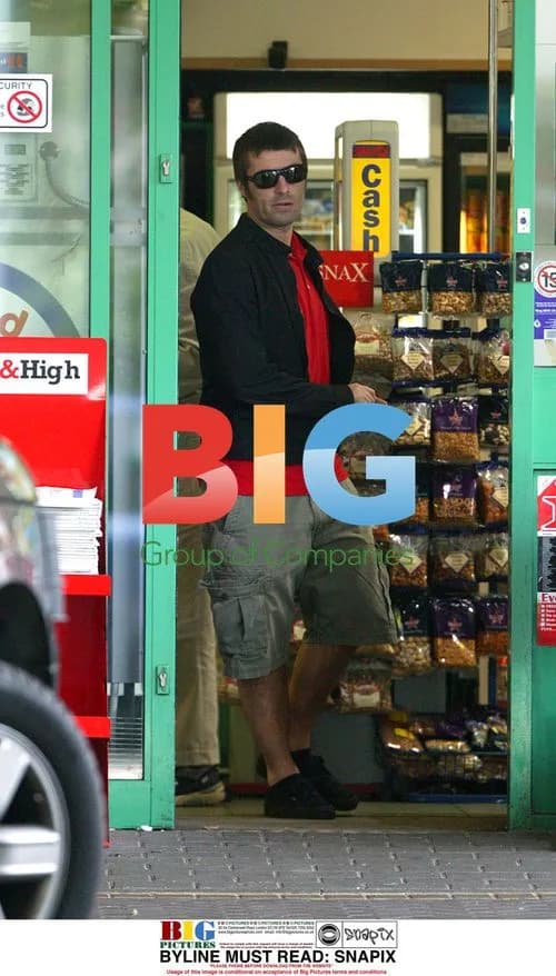 Liam Gallagher Spotted at London Petrol Station