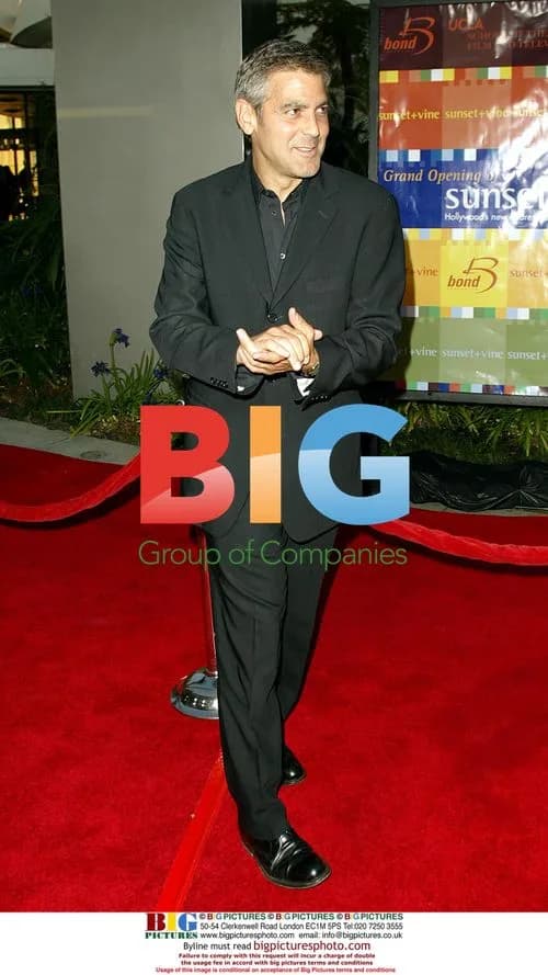 George Clooney at Bourne Supremacy Premiere