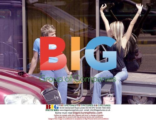 Celebrities Arrive at Aberdeen Airport