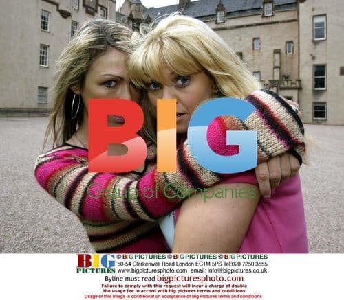 Adele Silva and Daniella Westbrook at Famous and Frightened 2 Press Call