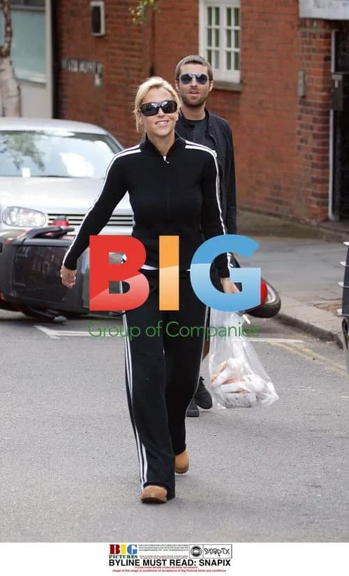 Liam Gallagher and Nicole Appleton at Bakery